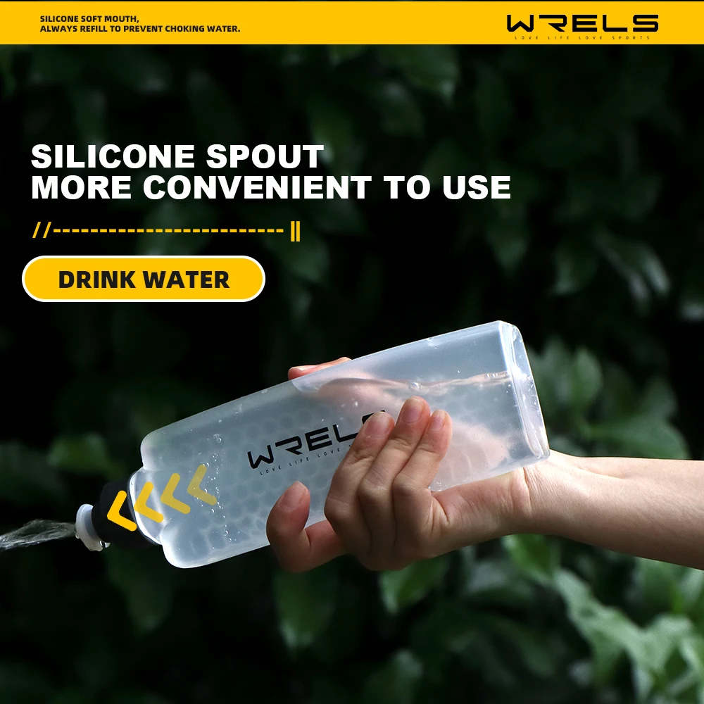 Upgraded Curved Easy Grip Sports Water Bottle Running & Cycling Belt Pack Convenient Fitness Water Bottle