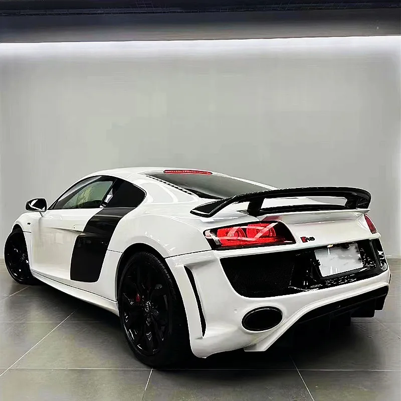 高品質 アウディ AUDI ?2016 42B R8用カーボンカナード2点セット/LM//ML/本物カーボン/AUDI/4.2/5.2/カーボンフリッパー/スプリッター | アウディ R8 2 ドアコンバーチブルクーペ 2016-2020  カーボンファイバー車体キットスプリッターカナードスポイラーフロントバンパーサイドエアベントトリムに対応 | フロントバンパー | 車＆バイク