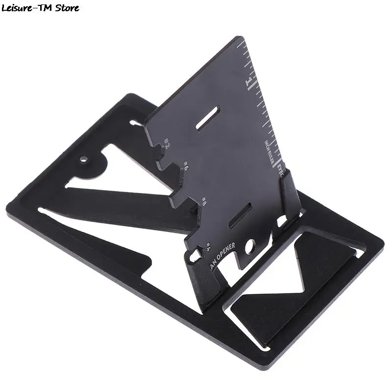 

1 Pc Multifunction Folding Mobile Phone Bracket Mini EDC Tool Card Bottle Opener Screwdriver Wrench for Travel Outdoor