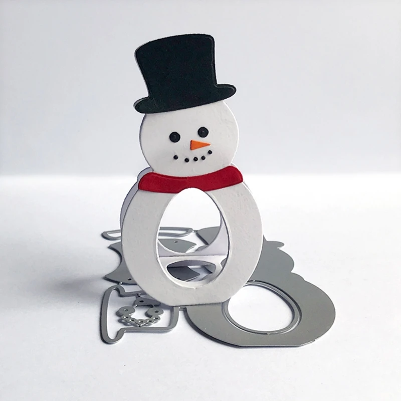 Troqueles De Metal Navideños - Plantillas De Corte Para Manualidades, Papá Noel Y Motivos De Feliz Navidad