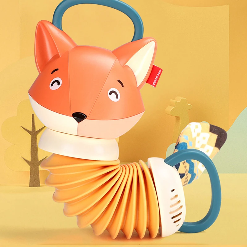 Early Education Toys Music Toys Musical Instrument Cartoon Fox Accordion Toy For Children