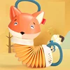 Cartoon Fox Music Accordion Toy Instruments Learning Early Education Interactive Musical Soothe Baby Toys For Children Gifts 3