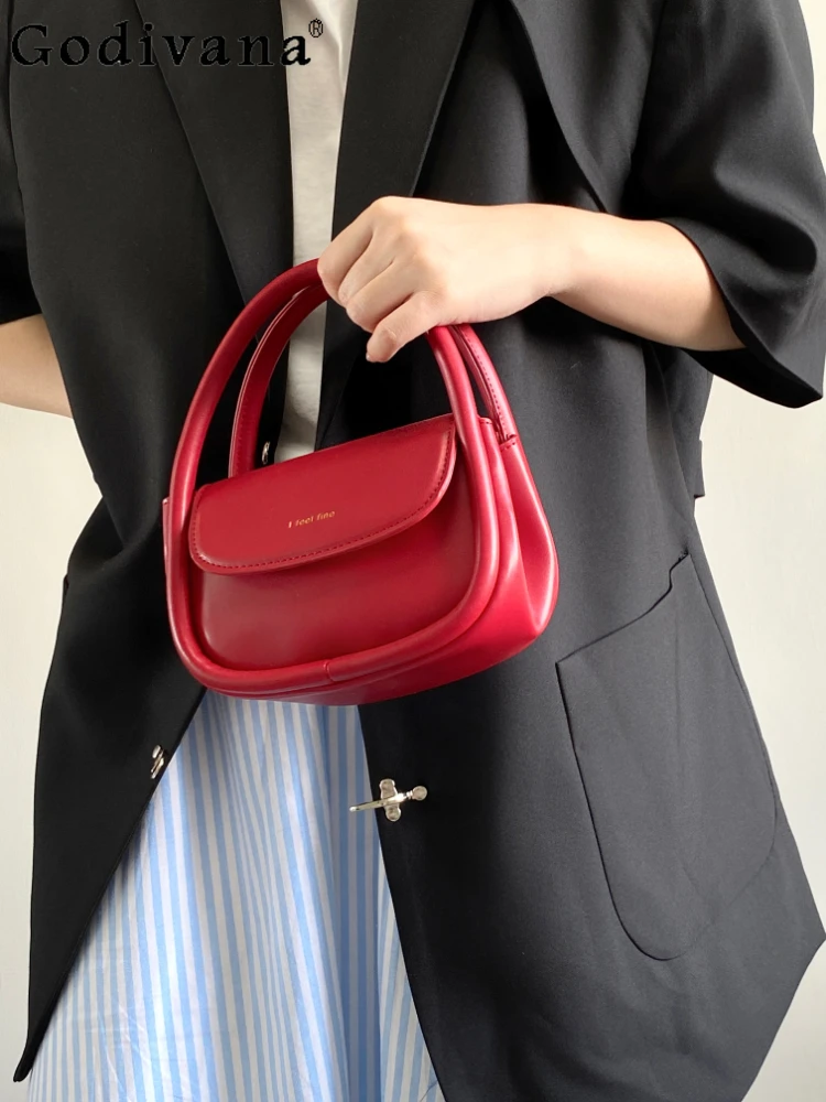 

Fashion Casual Solid Color New Women's Shoulder Bags Spring Autumn Retro All-Match Crossbody Bags Elegant Handbag for Ladies