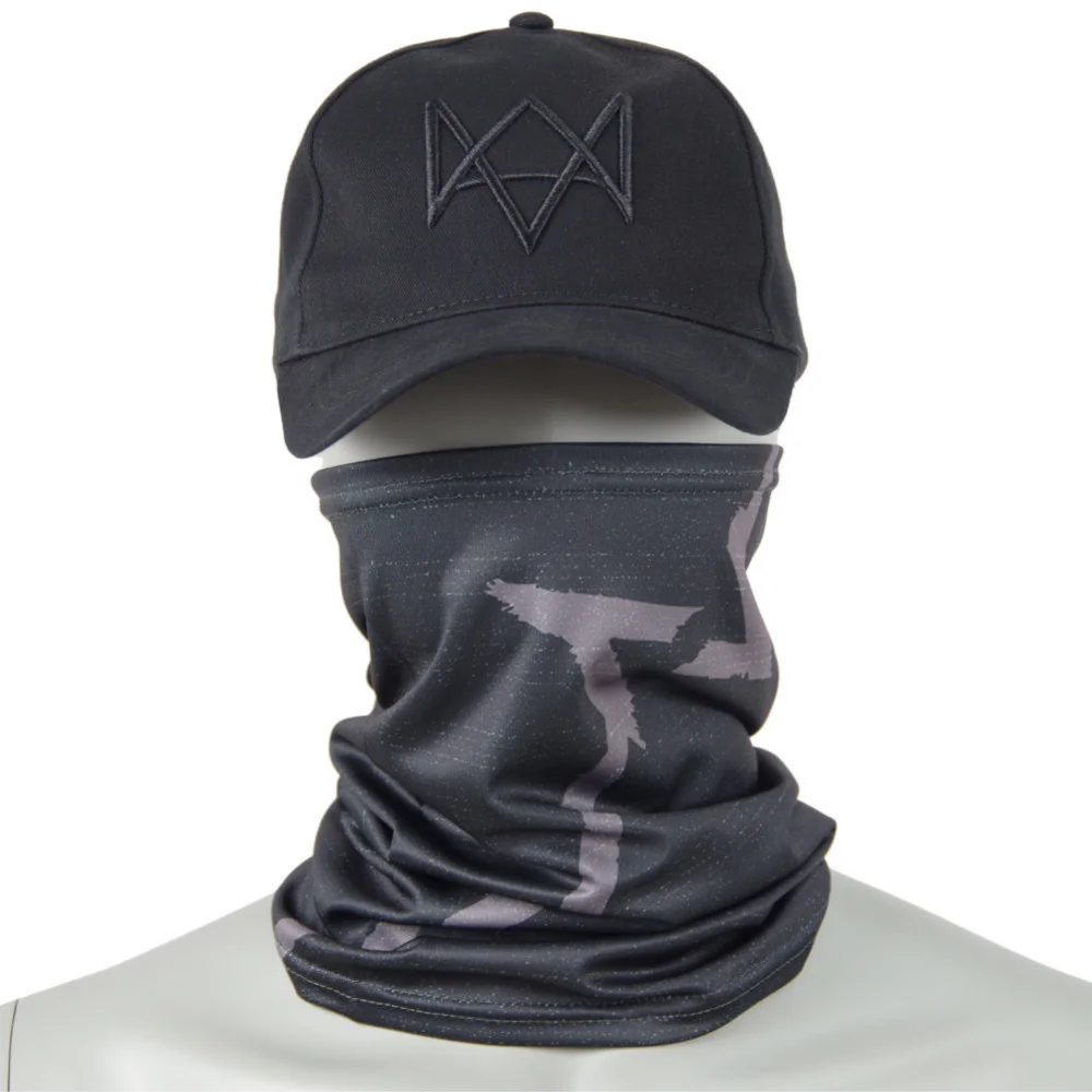 Vendita Superiore Orologio Cani Maschera Per Il Viso Berretto Cappello Aiden Pearce Costume Cosplay Berretto Da Baseball