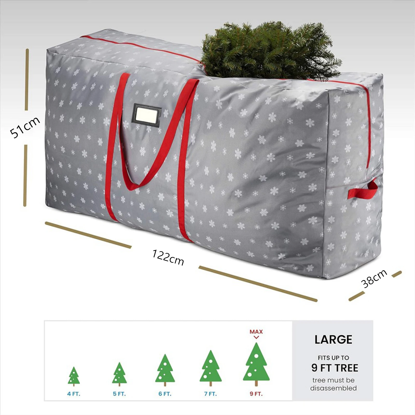 Christmas tree storage bag Christmas storage bag Holiday Tree Bag Christmas Tree Storage Bag Reusable Zipper Durable with Carry Handles Extra Large Storage Tote Xmas