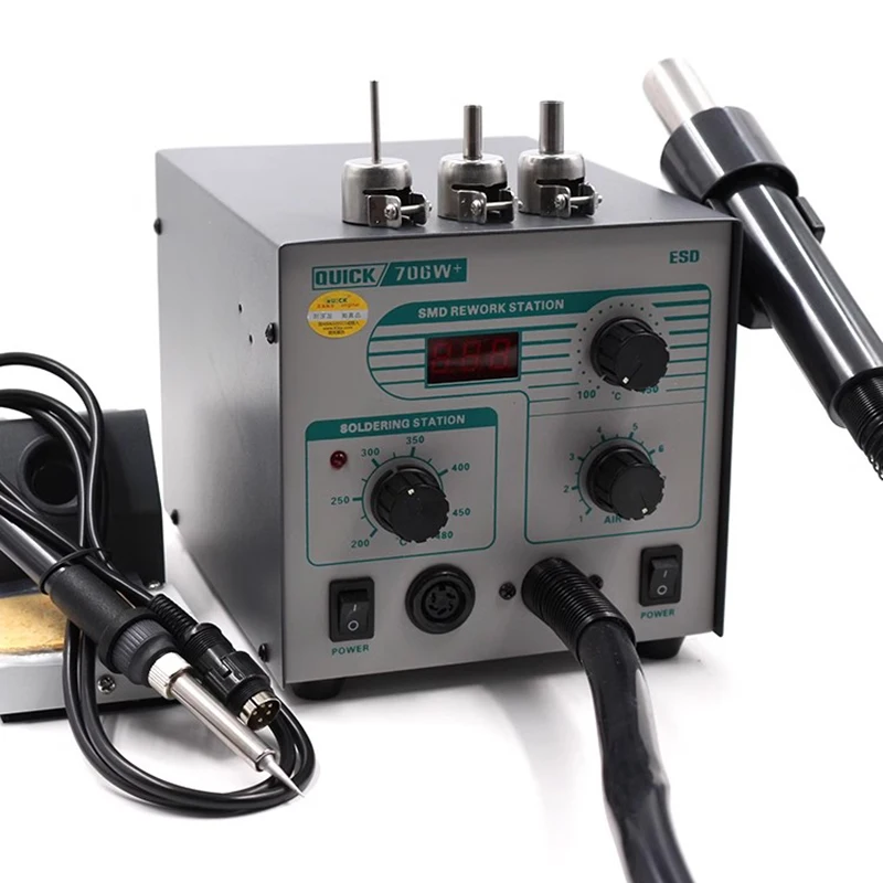 

706W electric soldering iron Heat gun desoldering station mobile phone maintenance welding high-power electric soldering iron