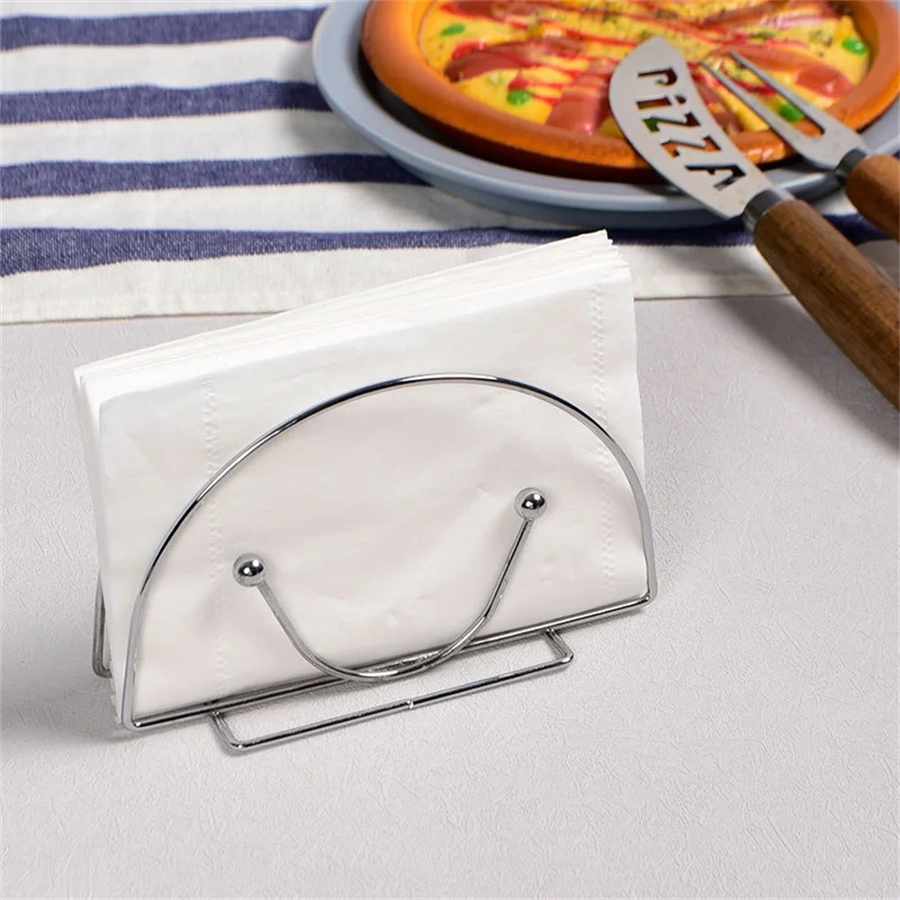 Towel Rack Table Napkin Holder For Hotel Restaurant Coffee Shop Napkin Clip Rack Box Serviette Holder Tissue 2