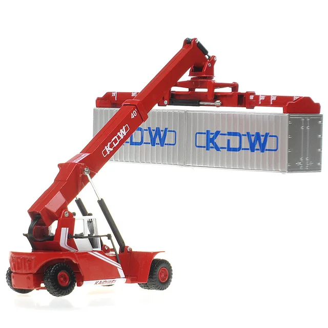 1:50 Alloy Container Crane Model Children Gift Simulation Engineering Cars Kids Gift Construction Vehicle Model Collection 5