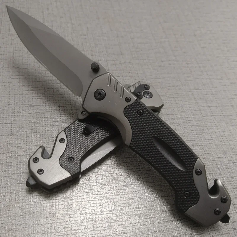 

8.2'' Brand Flipper Assisted Opening VG10 Handle Pocket Folding Knife Outdoor Camping Hunting Knives Self-defense Tactical Knife