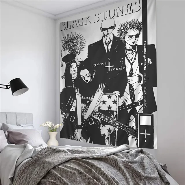 Japonais classique Anime NANA lycée DxD Hippie tenture murale tapisseries pour salon maison dortoir décor Art décor à la maison 1