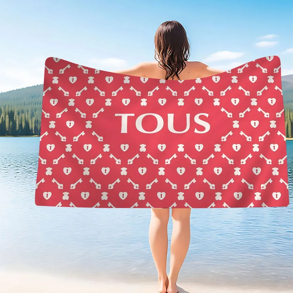 CRAFTED WITLOVE T-tous Big Microfiber Beach Towels Quick Dry Towel Sand Beach Towels Pool Towel for Travel Swim Pool Yoga 5
