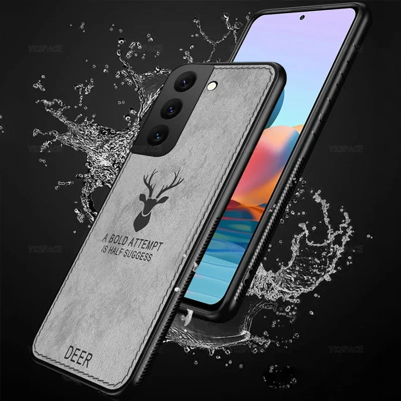DEER Luxury Vintage Cloth Fabric Phone Cover