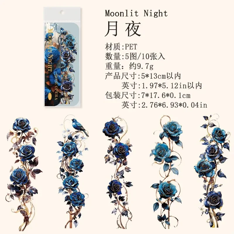 SETLUX 100 Calcomanías De Flores, Calcomanías Para álbumes