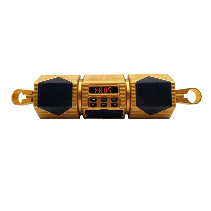 

Motorcycle MP3 Player Handlebar Speaker Bluetooth Music FM Radio Waterproof Adjustable Bracket Bike Audio Stereo 12V
