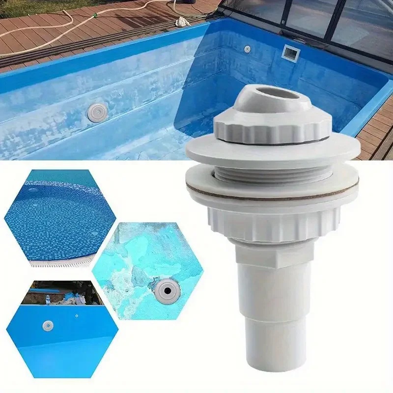1 Stück 32/38 mm Schwimmbaddüse, Wasserauslass-Rückflusssprüher, Spa-Ersatzteile, PP-Material, mit mehreren Komponenten