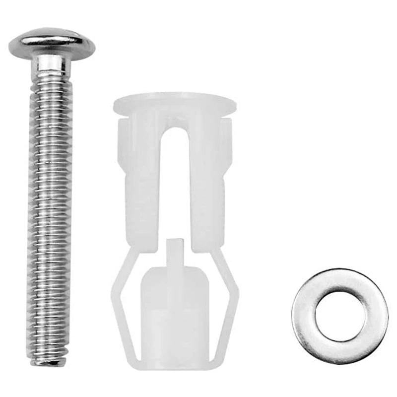 LJL-3X Toilet Seat Screws And Toilet Lid Screws Stainless Steel Top Fixing Hinges Screws, For Toilet Seat Replacement Parts