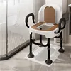 Elderly Portable Toilet Chairs,Light stable Toilet for The Disabled Pregnant Women's Bathroom Helper,Strong Non-slip Toilet Seat 3