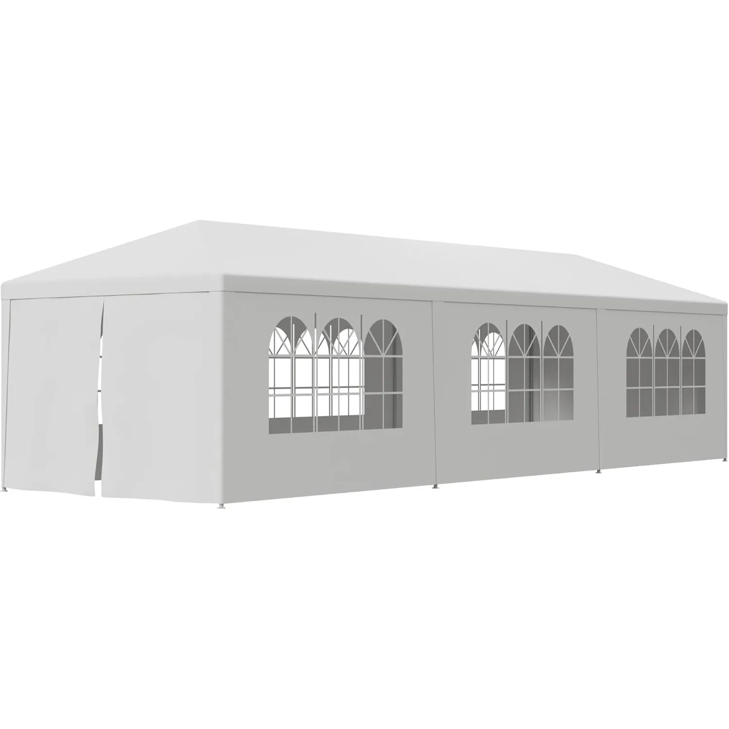 10'x30' Outdoor Party Wedding Tent Canopy Waterproof Camping Gazebo BBQ Shelter Pavilion Heavy Duty,8 Removable Sidewalls(10x30) 4