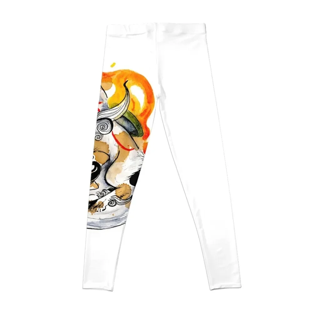 Okami Amaterasu Leggings gym clothing Jogger pants Women's trousers Fitness's gym clothes Womens Leggings