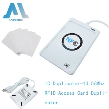 IC 카드 복제기 RFID 암호화 디코딩 리더, 13.56Mhz NFC 스마트 칩 태그 라이터, ISO14443 키 USB 복제 복사기, ACR122U, 신제품