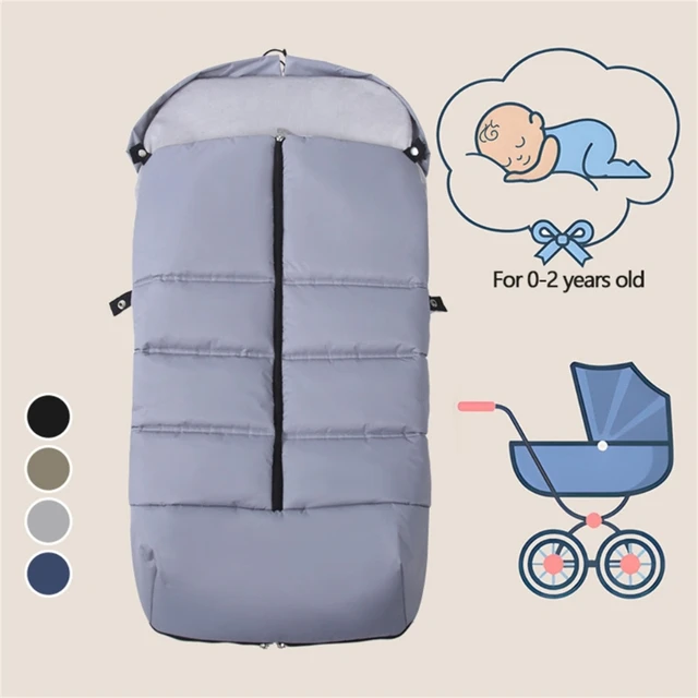 Sacs de couchage d'hiver pour bébé avec col en fourrure, chancelière chaude  pour poussette universelle, sièges de sécurité, enveloppe pour nouveau-né,  décharge - AliExpress