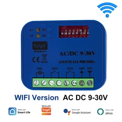 WiFi Smart Garage Door Opener with Remote Control and Smart App Integration (WIFI RF AC DC 9-30V)