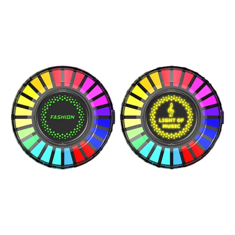 

Colorful Rhythm Music Light USB Charging Bluetooth-compatible for Car Lamp