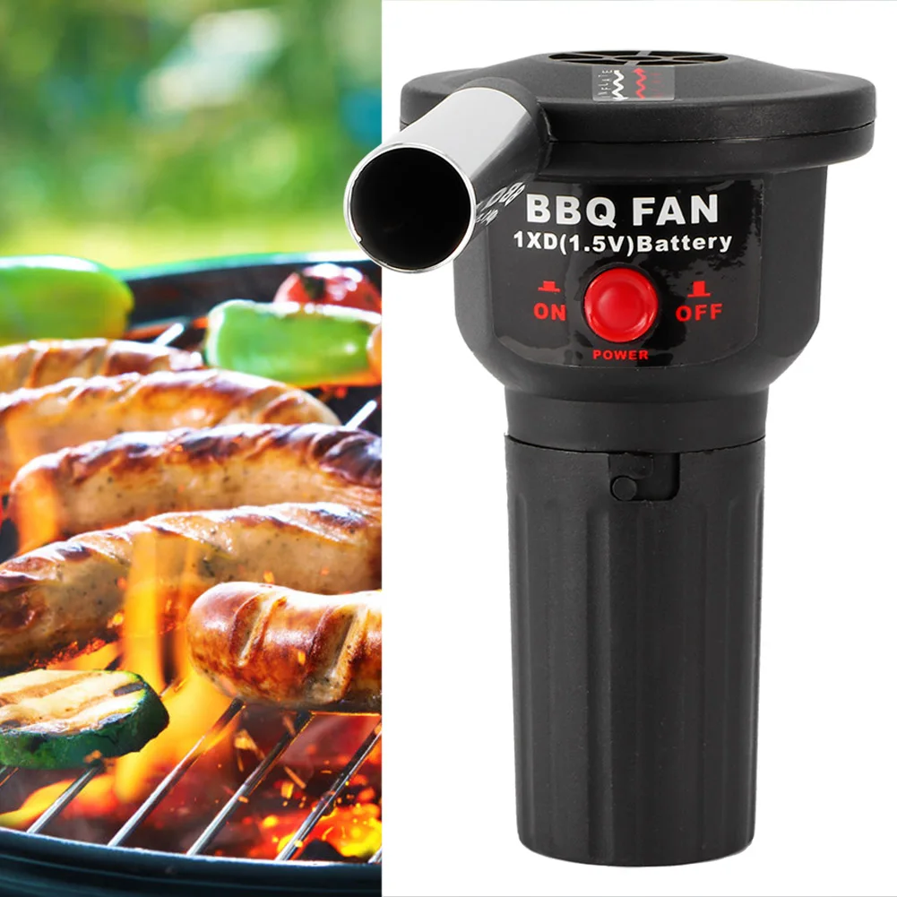 Portable Handheld BBQ Fan Electric Air Blower Outdoor Picnic Camping Grill Barbecue Cooking Stove Tool Bbq Fan