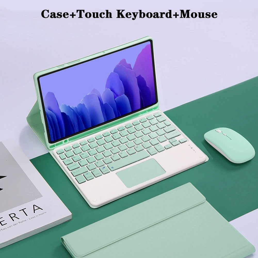 Enhanced Keyboard Case with Detachable Bluetooth and Pencil Holder