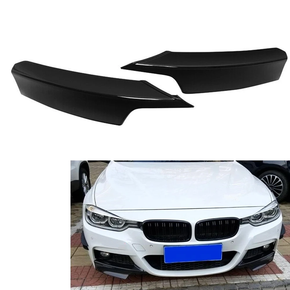 Car Front Bumper Side Lip For Bmw F30 Sedan Mtech Sport 20122018