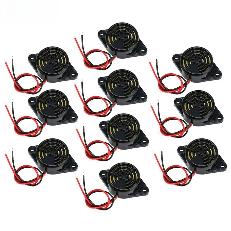 10 개/몫 SFM-27 95DB 알람 고 데시벨 DC 3-24V 알람 12V 전자 부저..