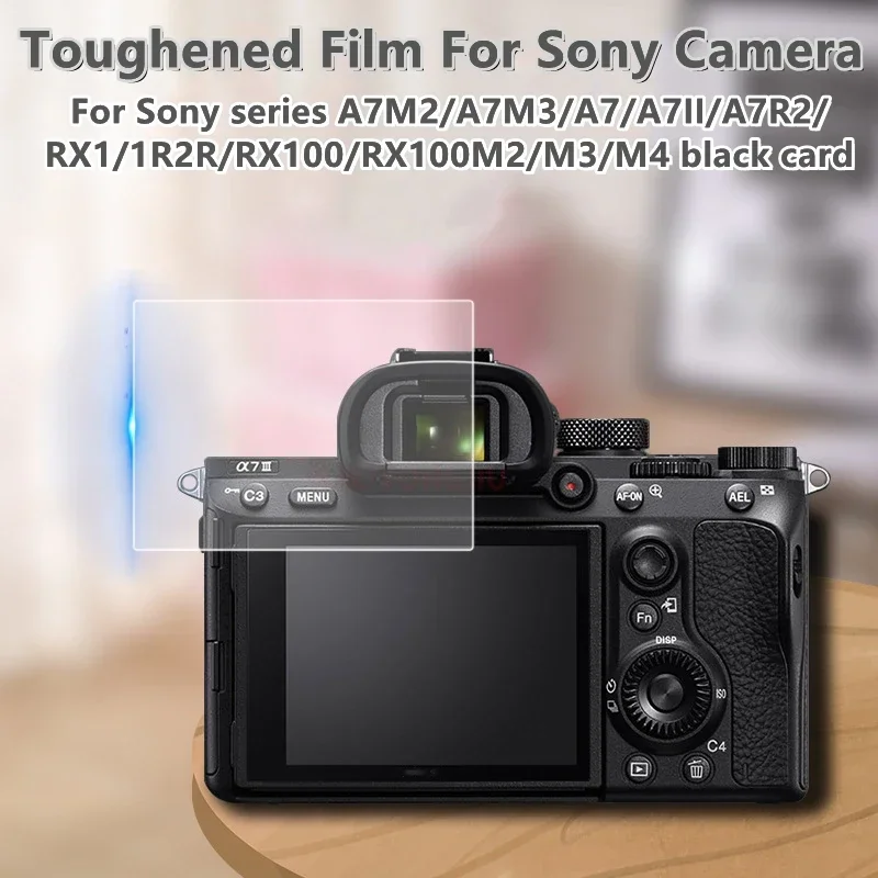 Tempered Glass Screen Protector For Sony A6400 A6300 A6000 A5000 NEX-7/6/5 A9 A77 A7R A7 A7s A7II A7III ZV1 RX10 RX100 II III IV Camera Display Protector