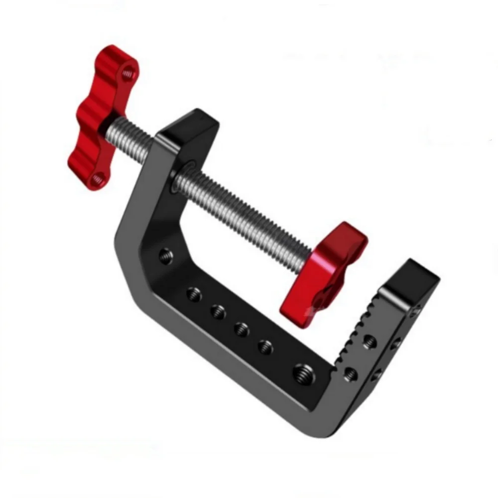 Morsetto Per Montaggio A C In Alluminio Morsetto Per Granchio Da Tavolo Super Morsetto Con 1/4 3/8 Per Gopro Rails Poli Bar Musica Microfono Mic Stand