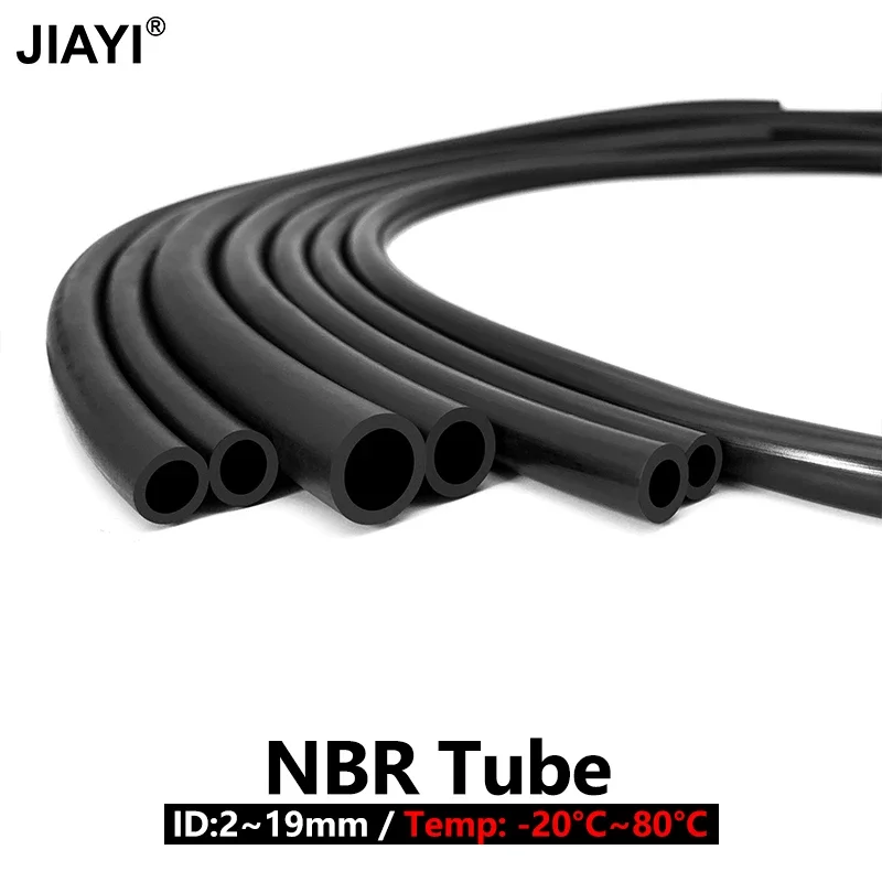 Black NBR Oil-Resistant Fuel Rubber Hose for Automotive and Diesel Applications