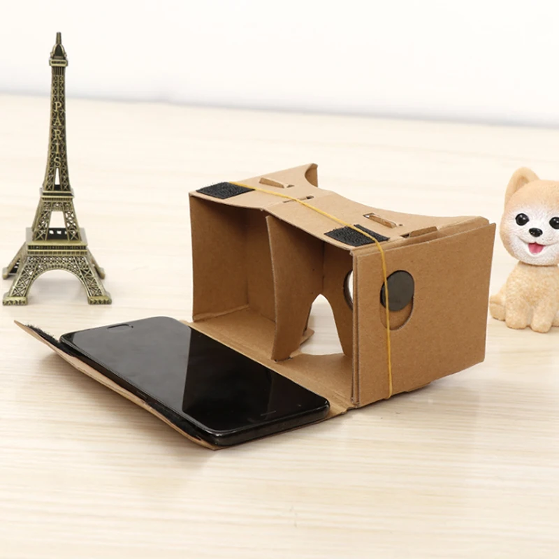 1SET Cardboard 3D Virtual Reality Glasses Android Phone Model DIY Transform