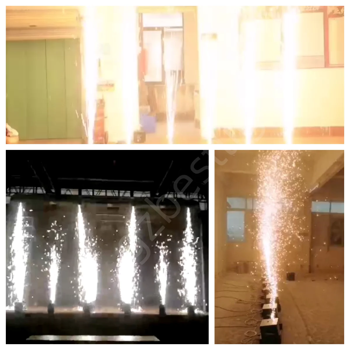 650W High Power Cold Spark Mini Machine Indoor Fireworks Spray 1-5M Height for Wedding Festa cold spark machine