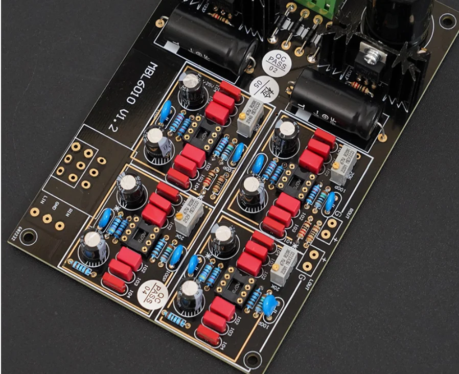 Фото Высококачественный MBL6010D Hi-Fi предусилитель DIY комплект Stereo Adopt JRC5534 Customized Black Gold Edition №4
