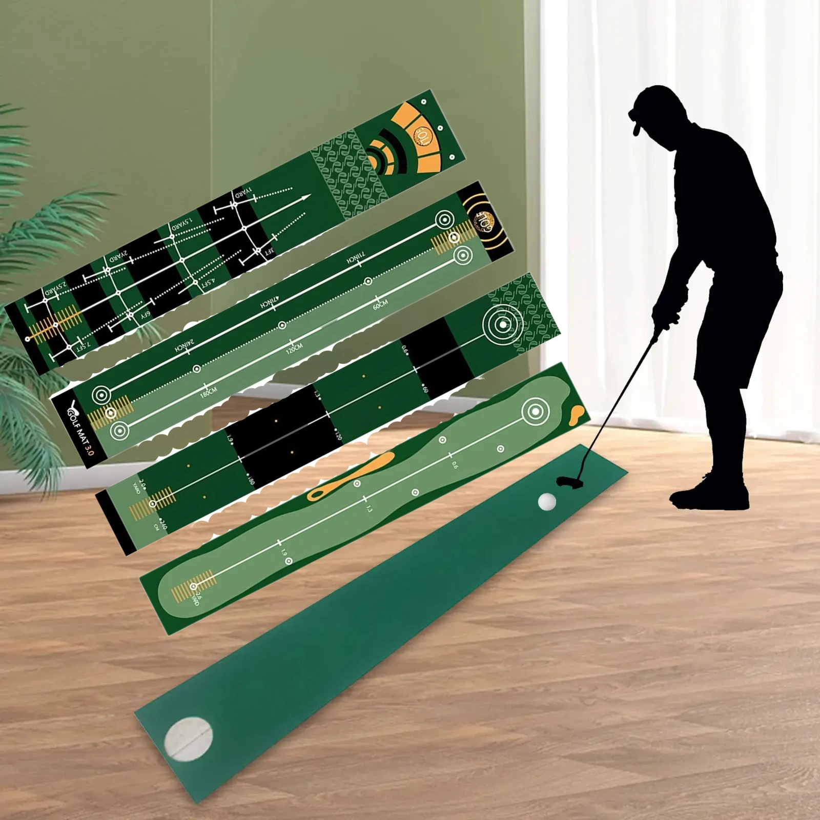 Tapis de Golf pliable, léger, Portable et Durable, tapis d'entraînement, accessoires de Golf pour adultes