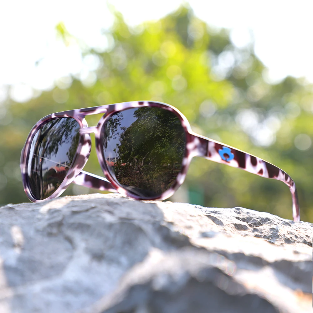 블루 오터 패션 레트로 편광 선글라스 28g 경량 UV400 보호 남성 여성 운전 낚시 여행 선글라스 BT04