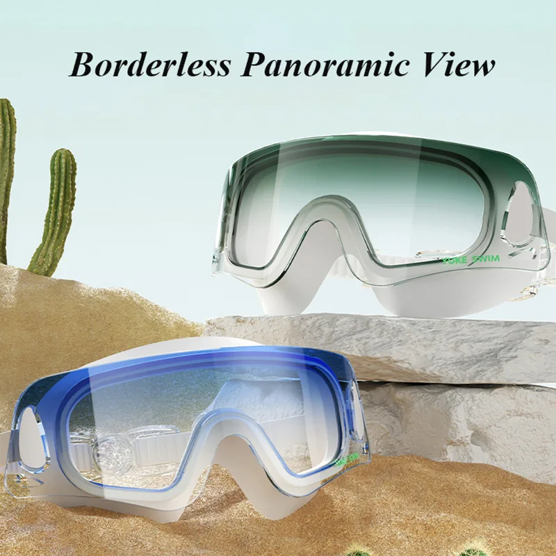 Anti Fog Swimming Goggles HD Waterproof Large Frame High Quality Swimming Glasses for Adults Pool Sports Swimming Goggles 2