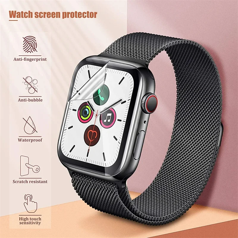Screen Protector Film For Apple Watch Ultra 9 8 7 se 6 5 Soft Hydrogel Film for iWatch Series 49mm 45mm 41mm 44mm 42mm 40mm 38mm 2