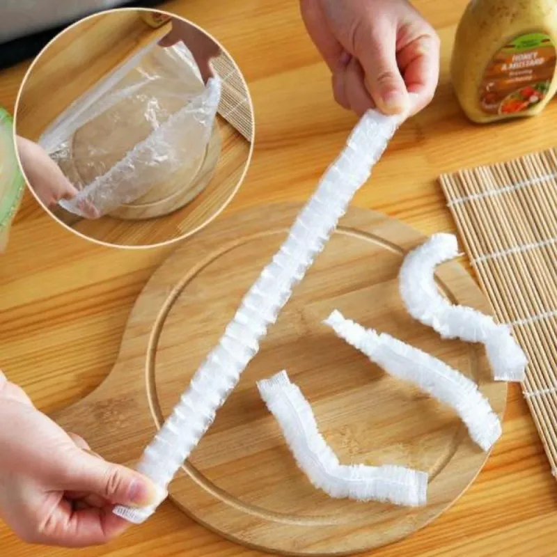 Elastic Bowl Covers Reusable Stretch Wraps for Fresh Food Storage Universal Fit for Plates Bowls Containers Kitchen Accessories