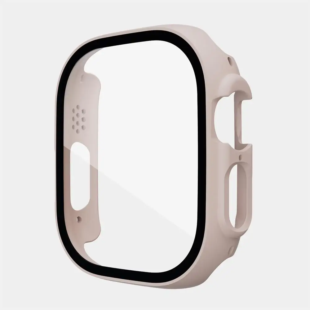 Premium Tempered Glass Screen Protector with PC Bumper for Apple Watch Ultra 49mm