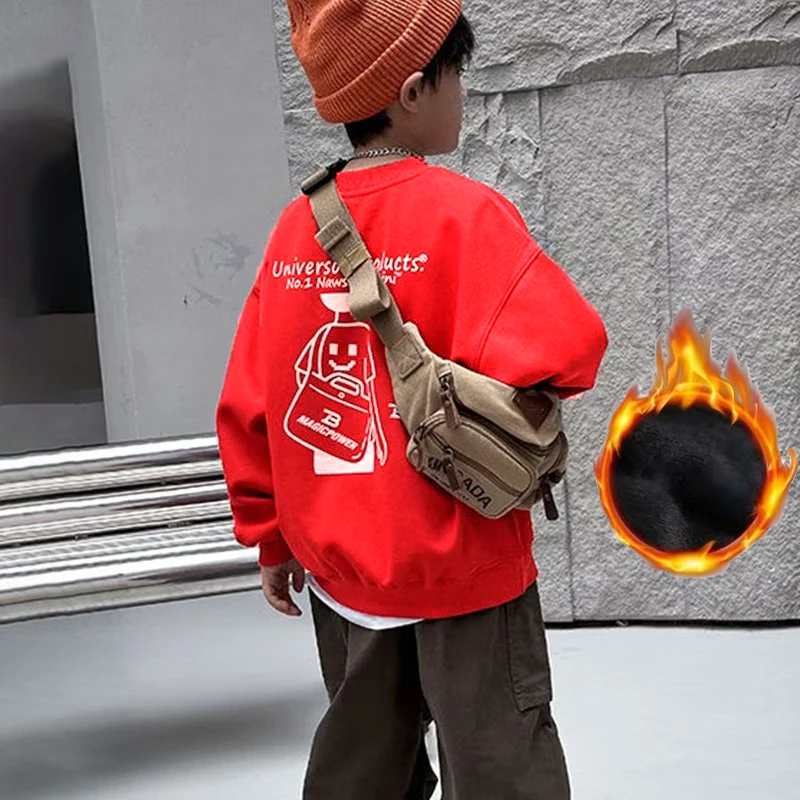 Kids Hoodie Sweatshirts Children Long Sleeve Tops Autumn