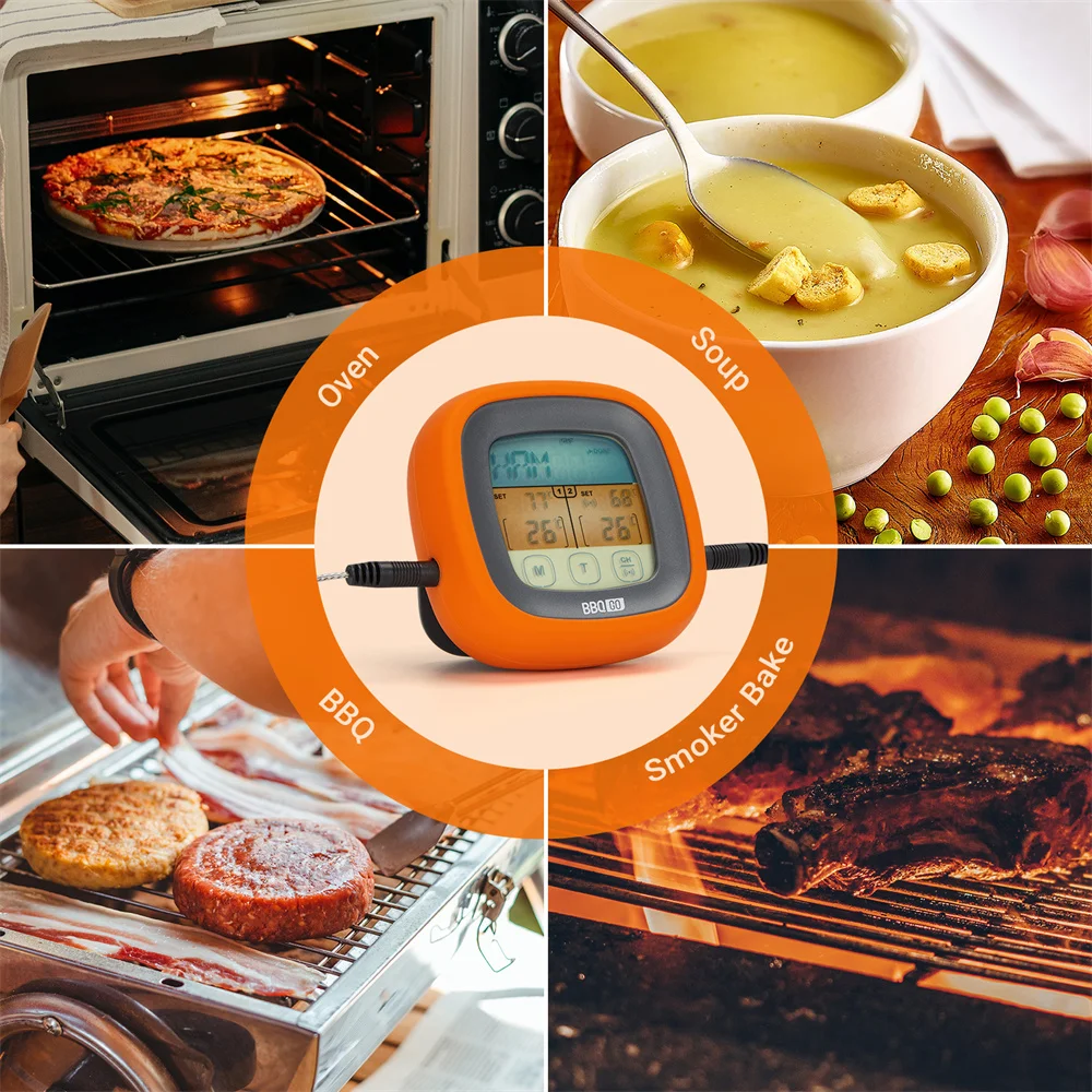 Cheap Instant Read Meat Thermometer 40in Probe Wire Digital Oven