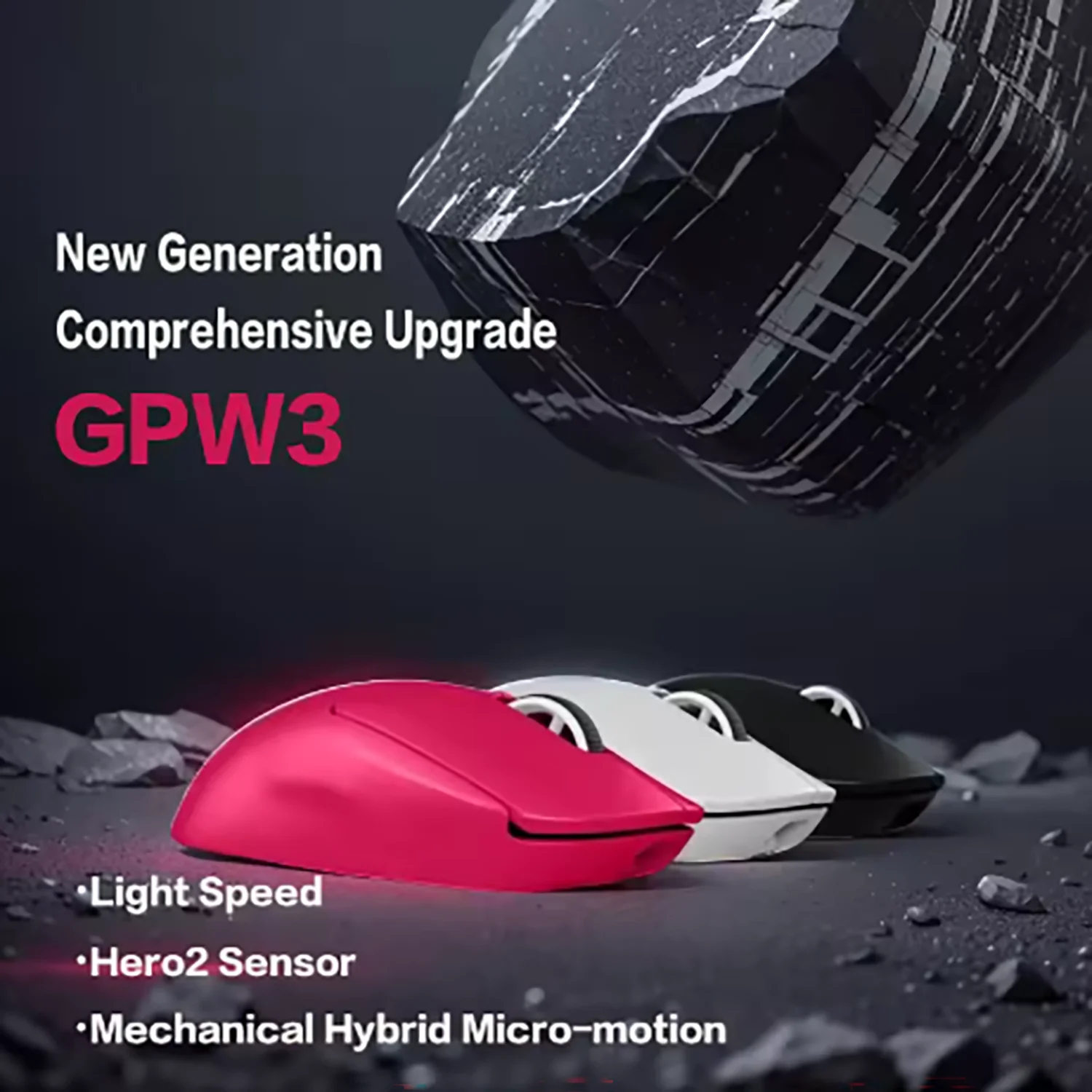 GPW3 PRO X SUPERLIGHT 2 Wireless Gaming Mouse G PRO X 3 New HERO 2K Sensor 32000 DPI 5 Programmable Buttons For PC/Mac