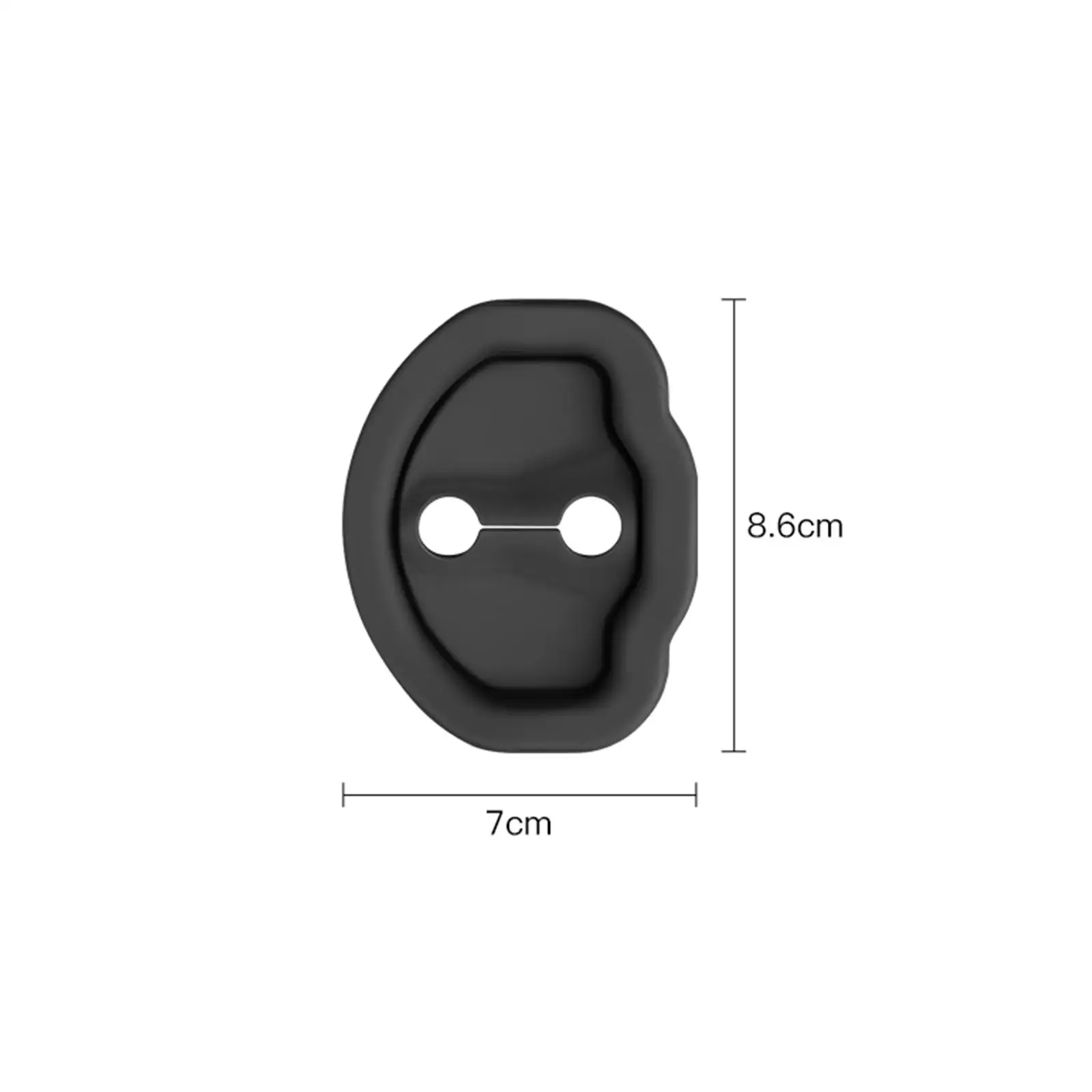 4Pcs Car Door Lock latches Cover Door Lock Protector Protection Shock Absorption Pad Replacement Compatible for Model Y