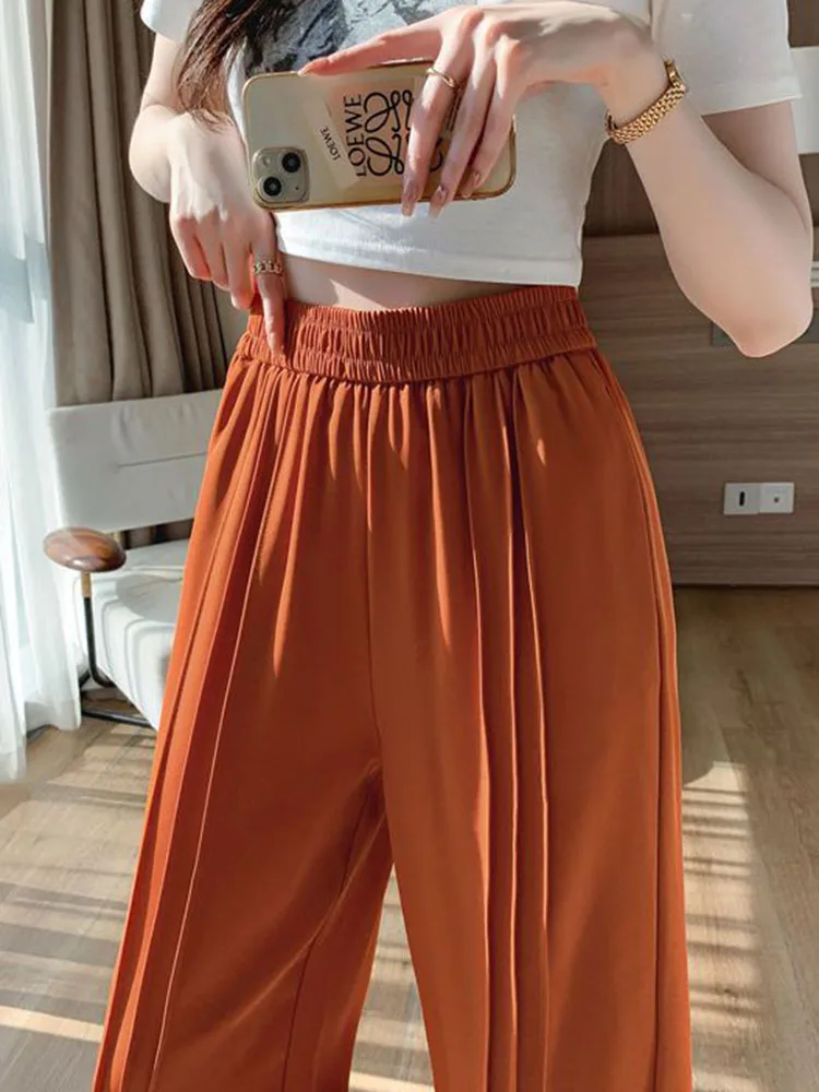 Korean Oversized 5xl Wide Leg Pants Casual High Waist