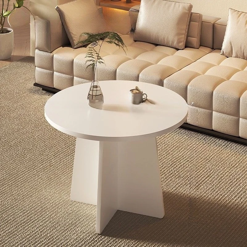 Coffee Table Living Room Home Tea Table High End Small Sofa Side  Round Balcony Tea Desk Small Table Modern Design Style
