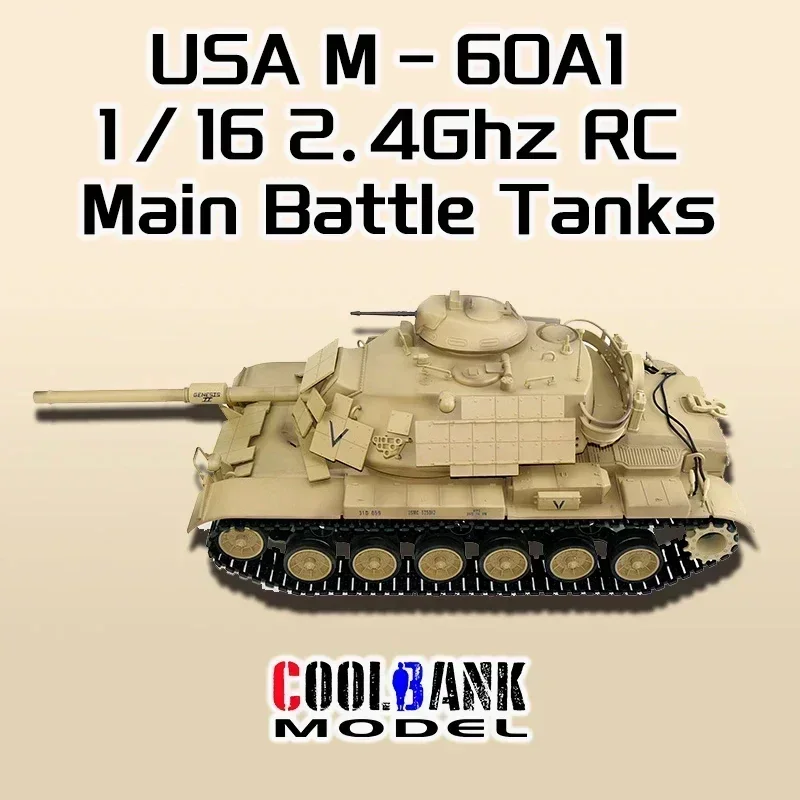 1:16 Coolbank/td Rc Tank Us M60a1 Patton Main Battle Tank 2.4ghz Remote Control Ifv Simulation Battle Tank Electric Toy Gifts 3